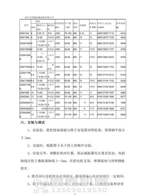 脫水振動篩說明書